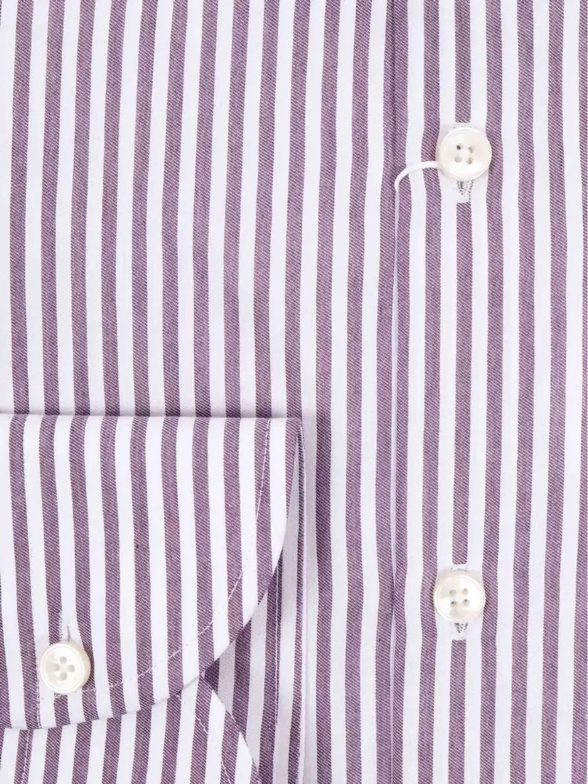 Xacus ストライプ柄長袖シャツ - White - 画像2