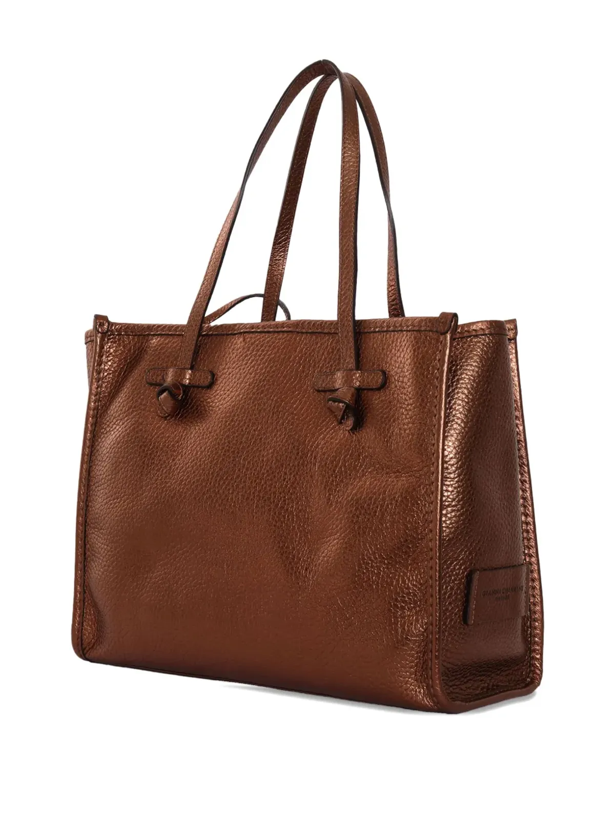 GIANNI CHIARINI マルチェラ ノットディテール トートバッグ - 画像3
