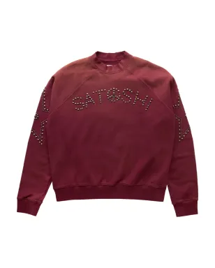 SATOSHI NAKAMOTO スタッズ付きスウェットシャツ - サムネイル1