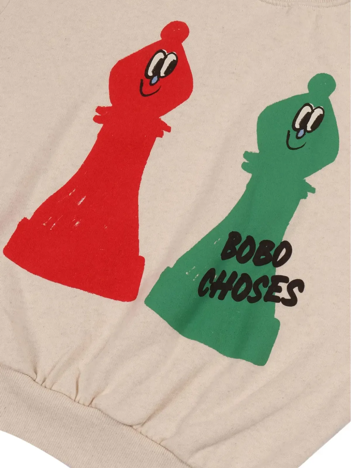 Bobo Choses Checkmate スウェットシャツ - 画像3