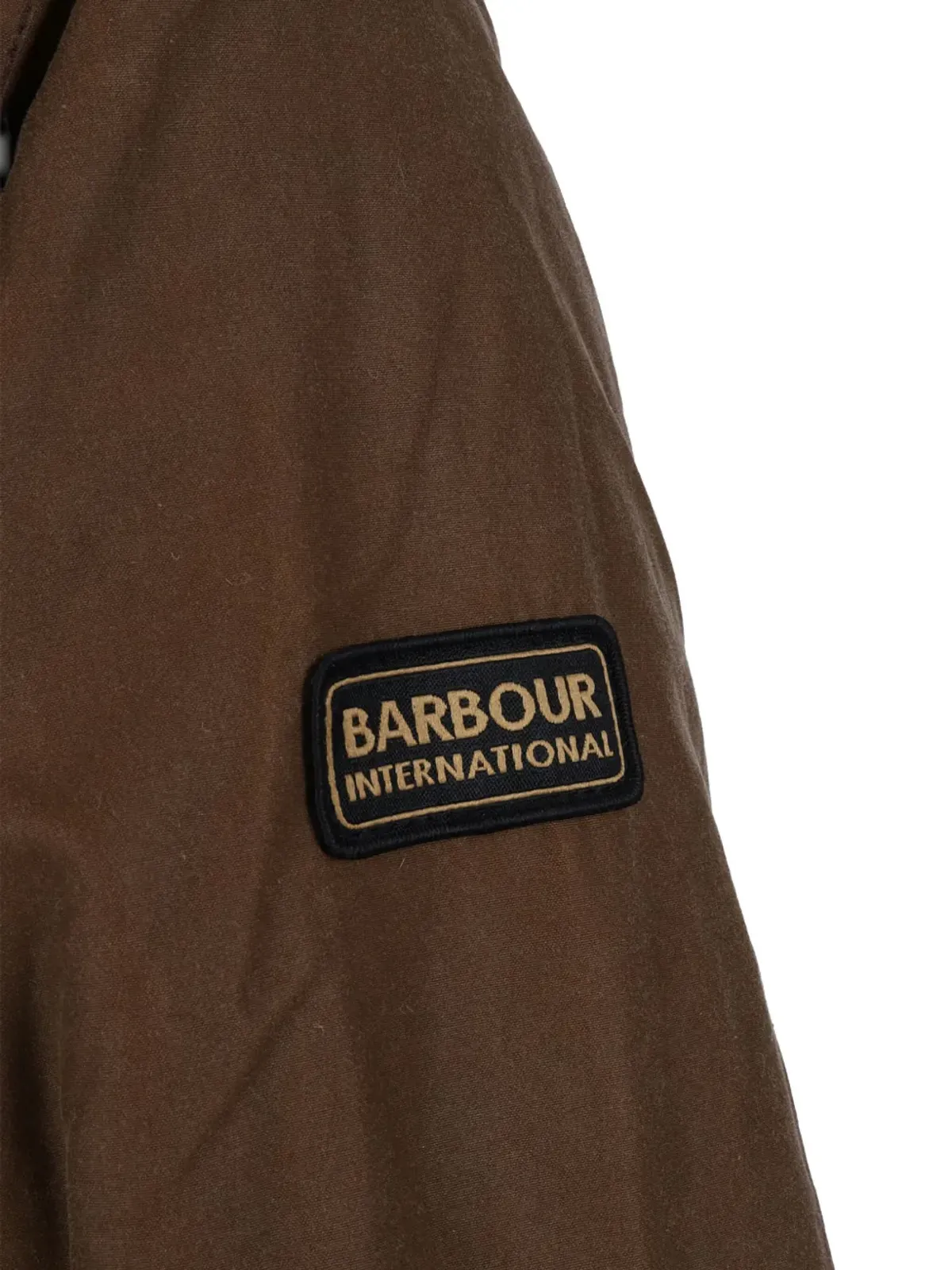 Barbour Mayburn ワックスドコットンジャケット ブラウン - 画像3