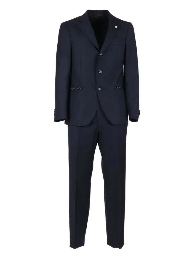 LUIGI BIANCHI MANTOVA LUIGI BIANCHI MANTOVA シングルブレストスーツの商品画像