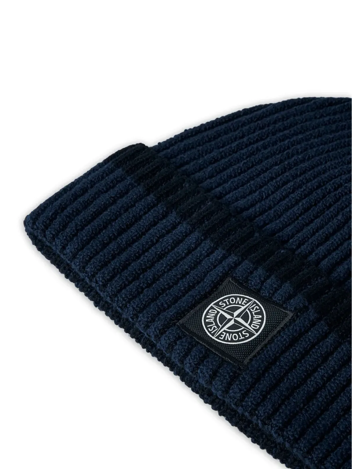Stone Island ロゴモチーフリブ編みビーニー - 画像4
