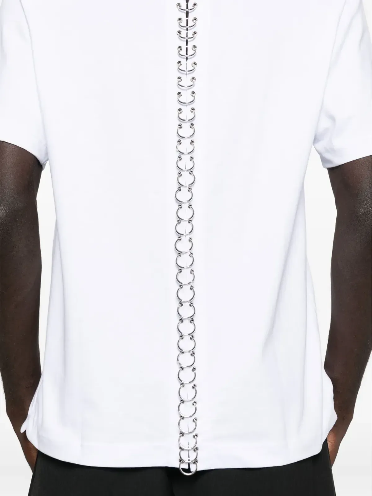 LES HOMMES ロゴパッチTシャツ - ホワイト - 画像5