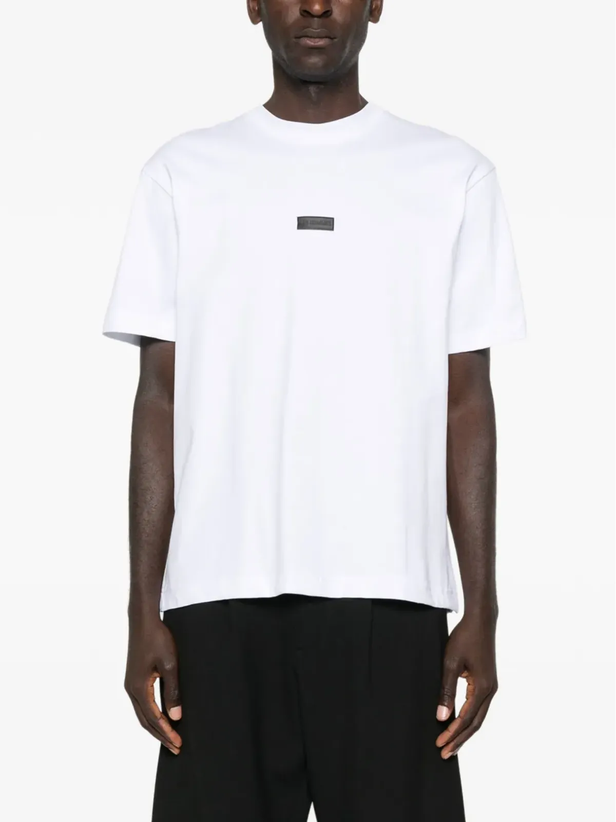 LES HOMMES ロゴパッチTシャツ - ホワイト - 画像4