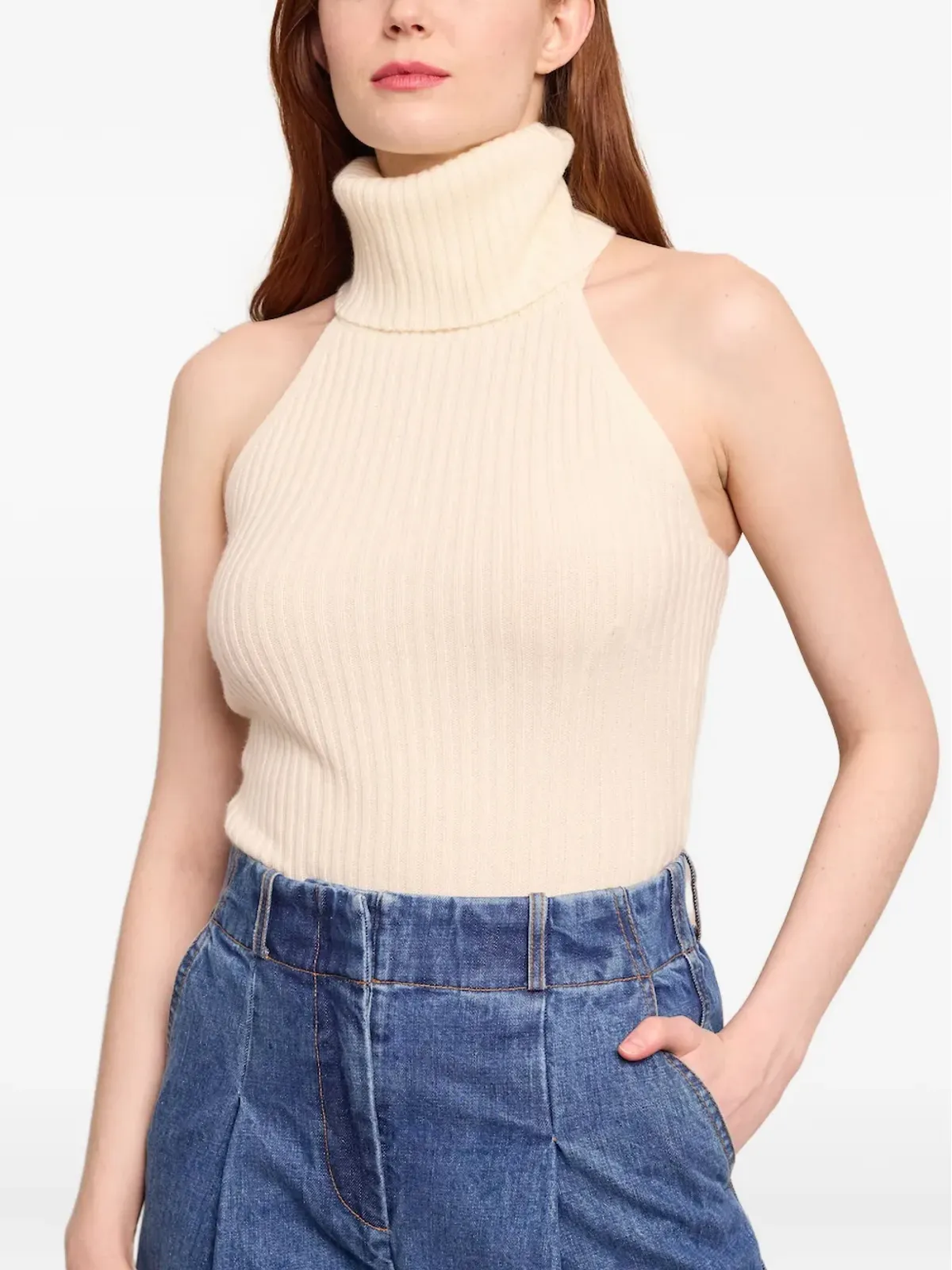 Cara Cara Samson top - Neutrals - 画像3