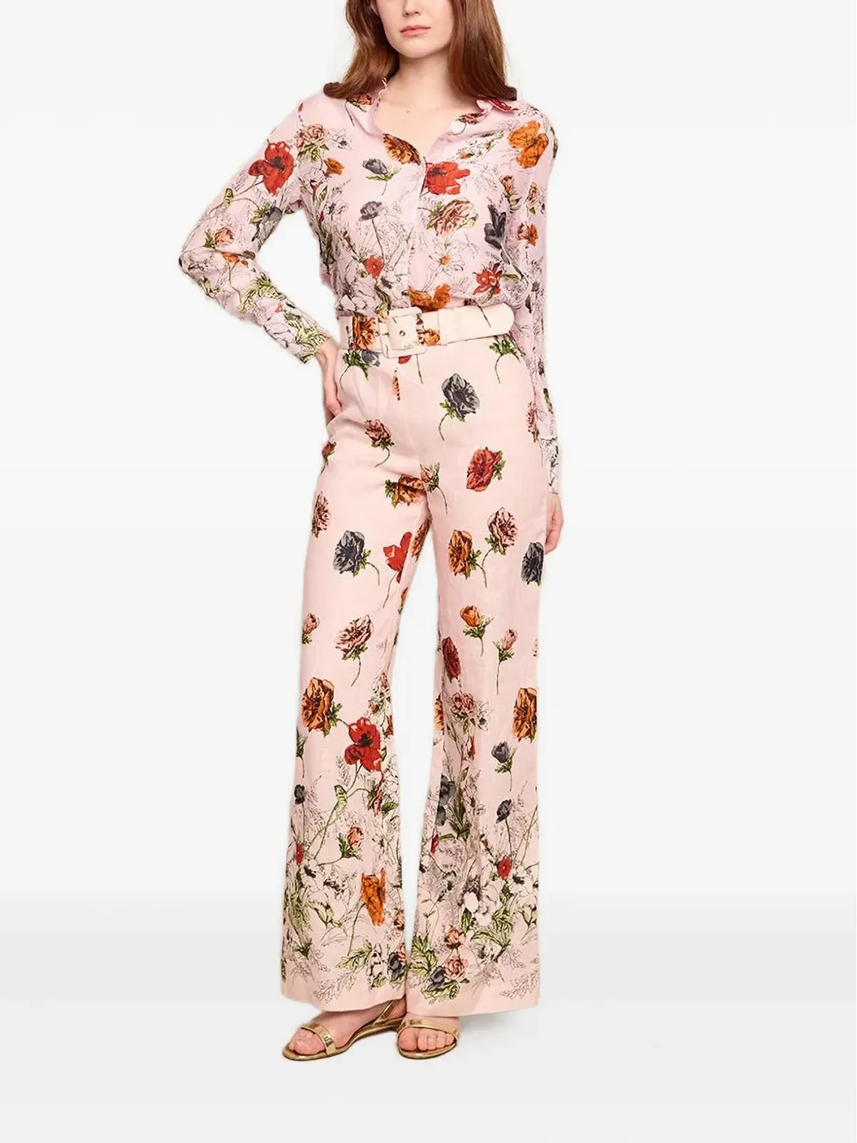 Cara Cara Mayflower Palazzo Trousers - 画像2
