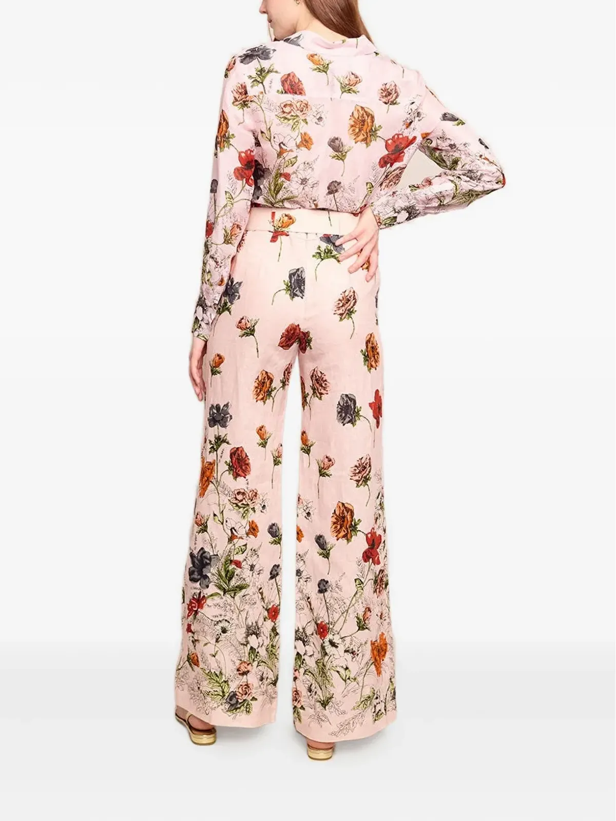 Cara Cara Mayflower Palazzo Trousers - 画像3