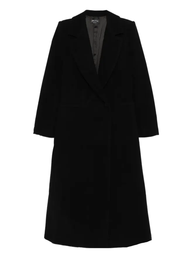 Andrea Ya'aqov Andrea Ya'aqov シングルブレストコート（ブラック）の商品画像