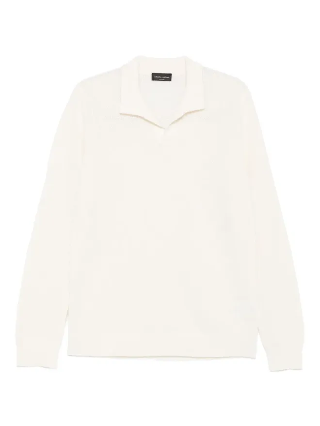Roberto Collina Roberto Collina ウールブレンド ポロシャツの商品画像