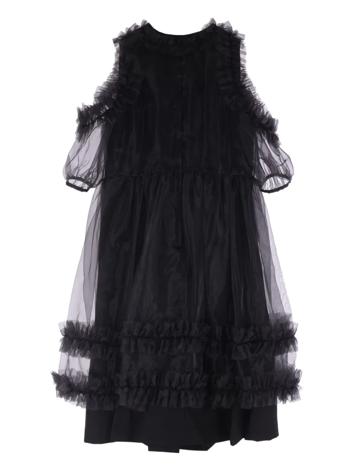 Noir Kei Ninomiya ラッフルミディドレス - 画像2