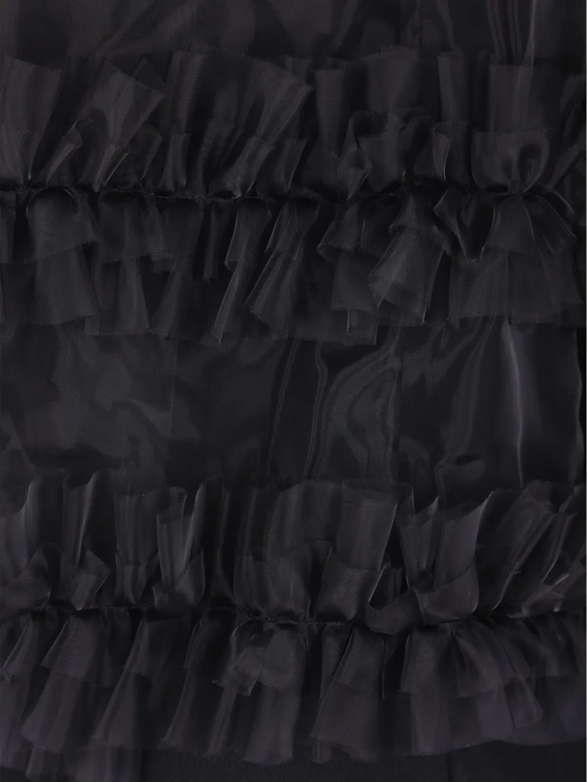 Noir Kei Ninomiya ラッフルミディドレス - 画像3