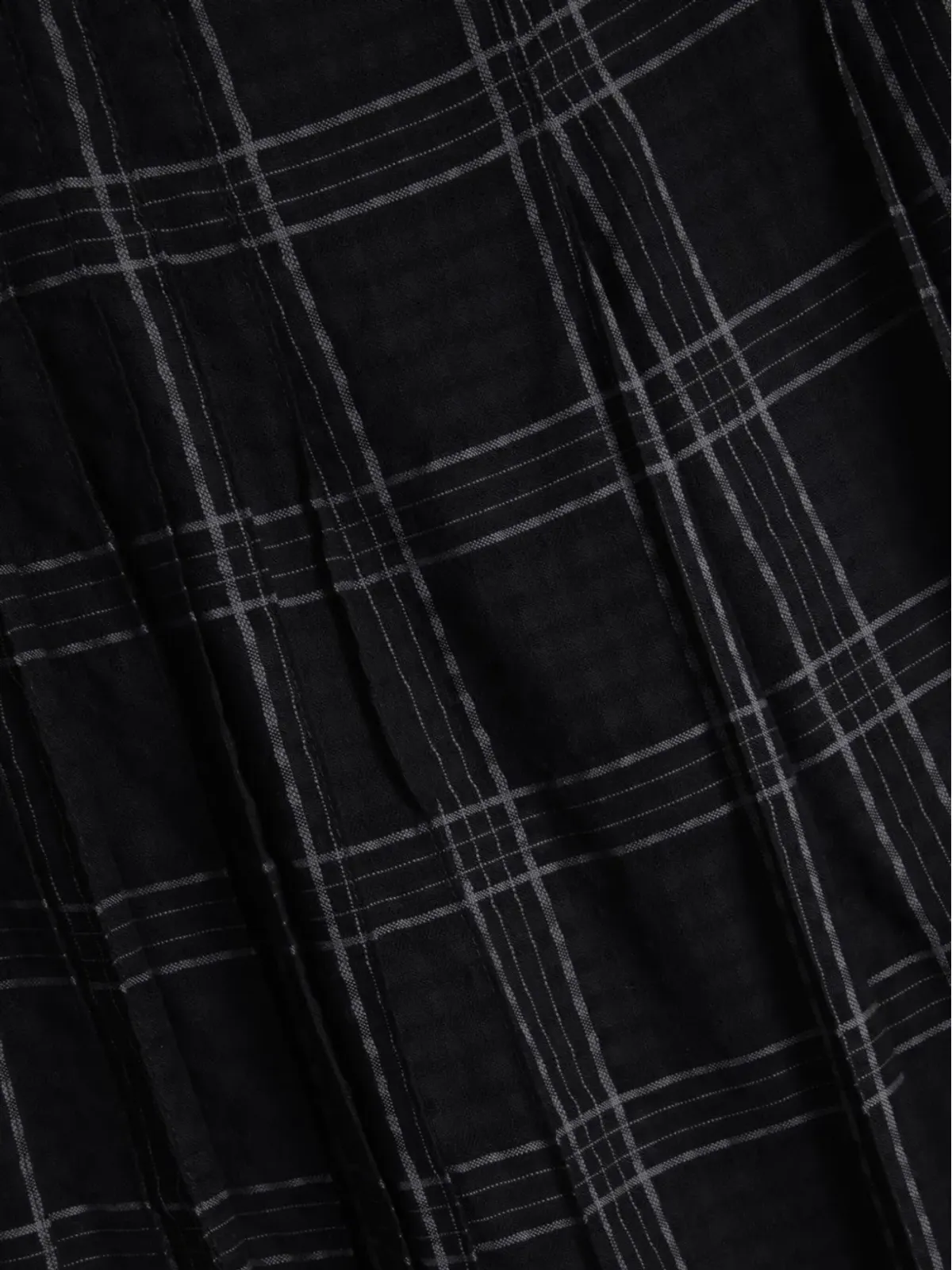 YMC ロゼッタ チェック柄スカート - 画像2
