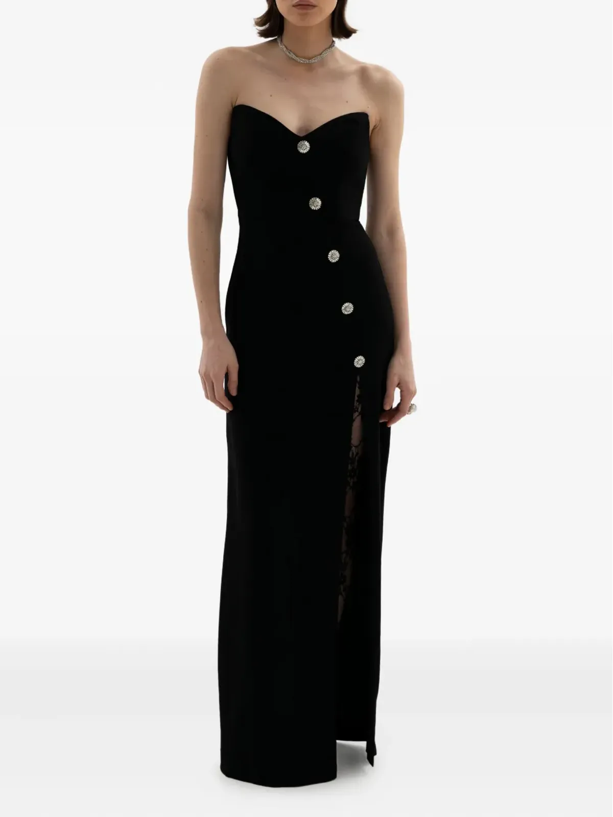 MOOS STUDIO La Furia Negra maxi dress - Black - 画像2