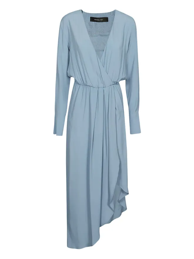 Federica Tosi Federica Tosi アシンメトリック ラップディテール ドレスの商品画像
