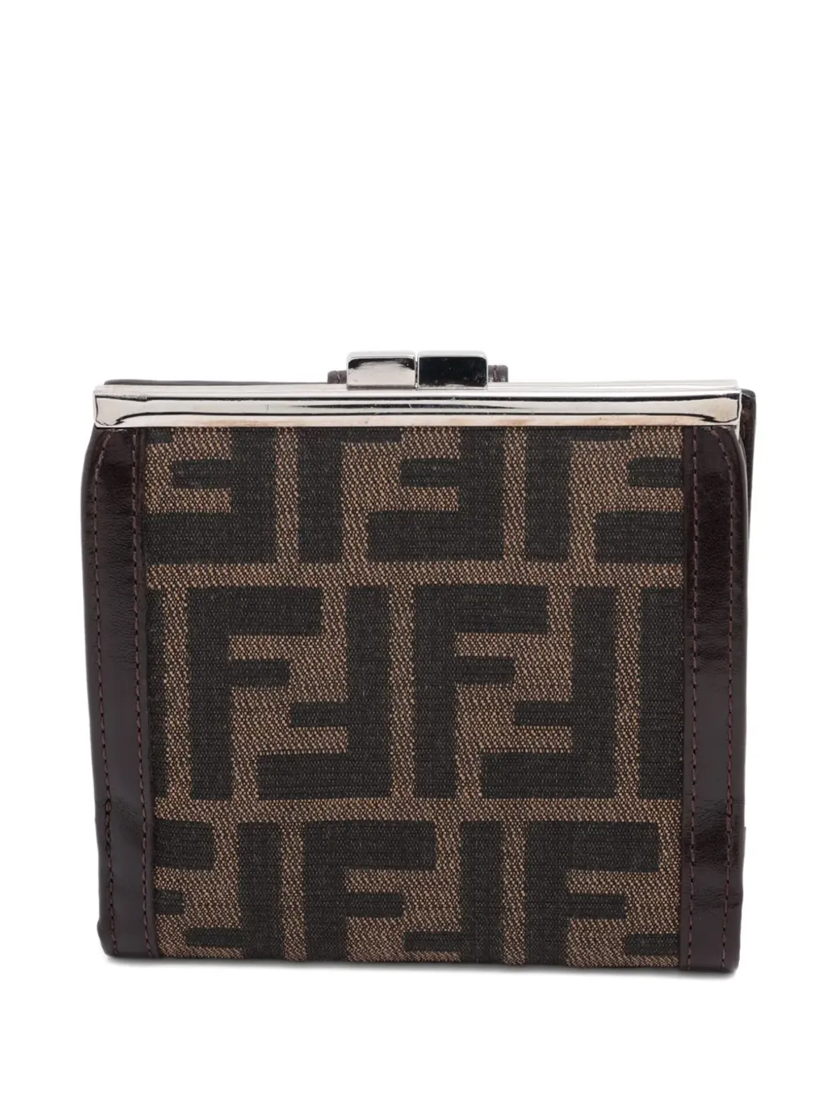 Fendi Pre-Owned Zuccaウォレット（ブラウン） - 画像2