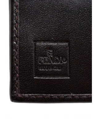 Fendi Pre-Owned Zuccaウォレット（ブラウン） - サムネイル3