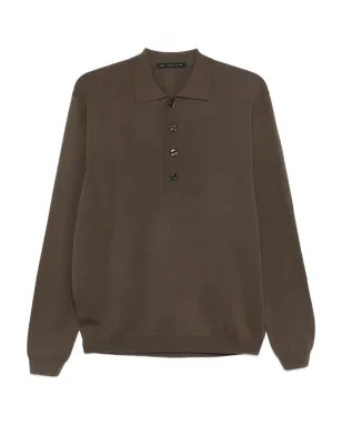 Low Brand ファインニットポロシャツ - サムネイル1