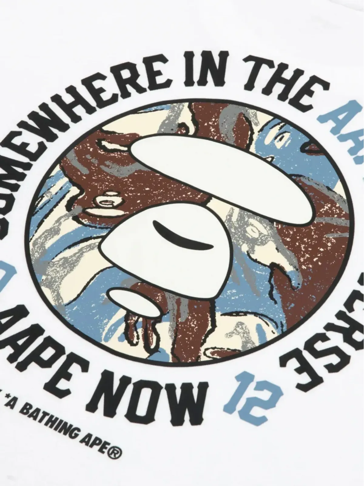 AAPE BY *A BATHING APE® AAPE Basic T-shirt - White - 画像3
