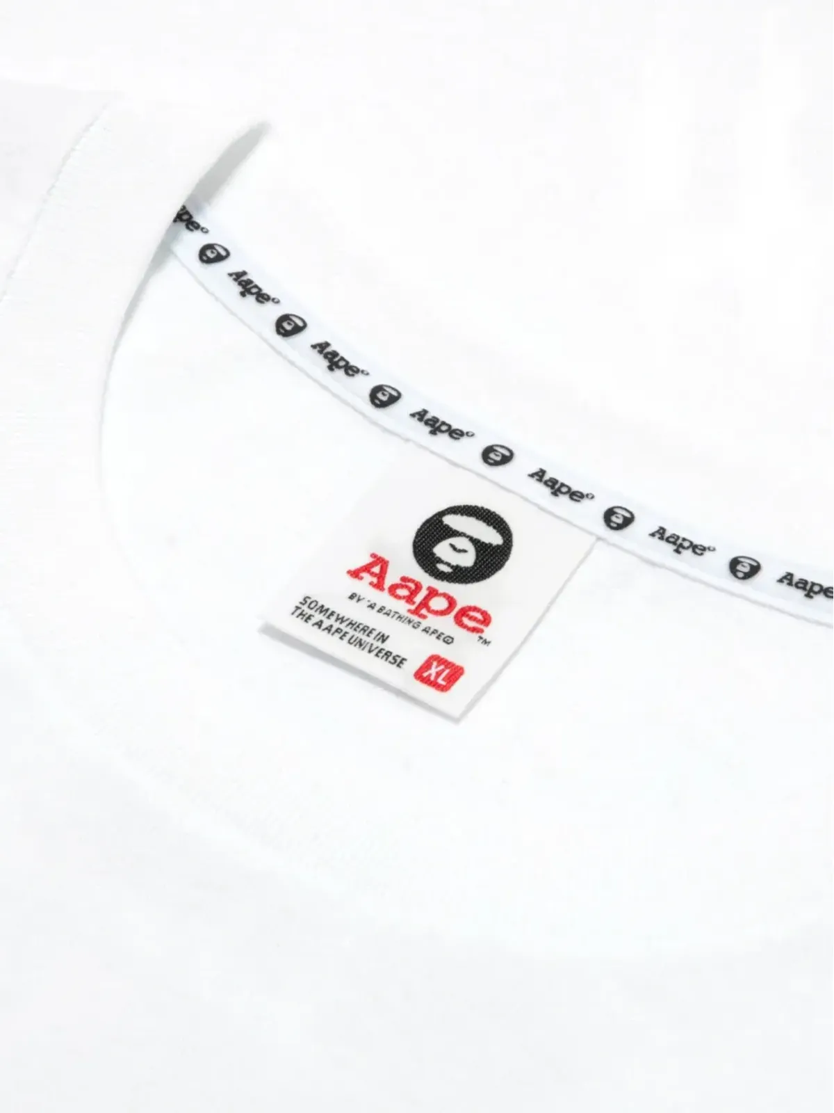 AAPE BY *A BATHING APE® AAPE Basic T-shirt - White - 画像4