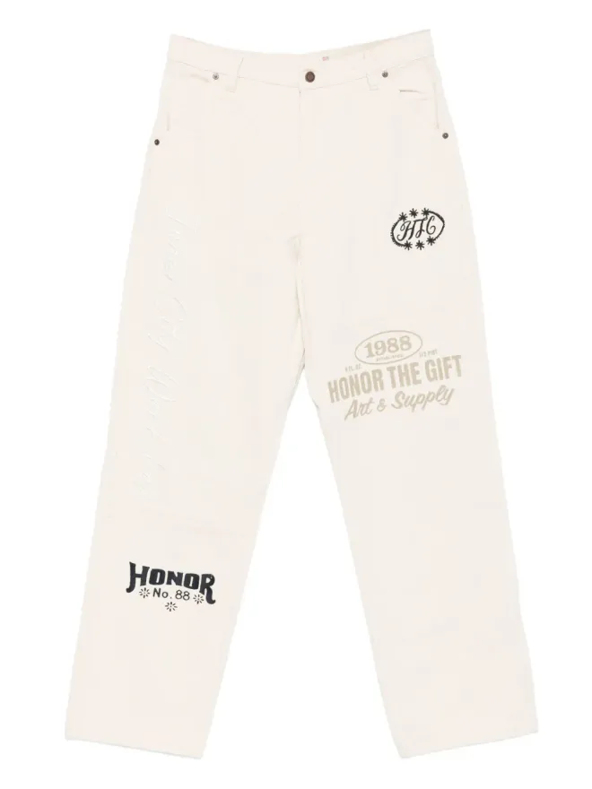 Honor The Gift Honor The Gift ロゴプリントパンツの商品画像