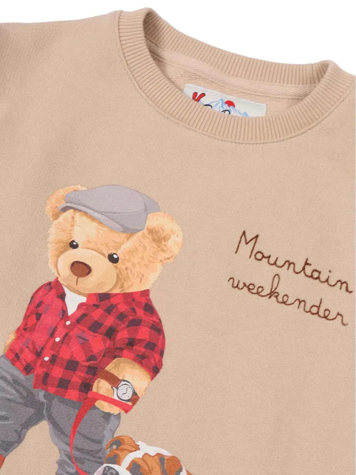 MC2 Saint Barth Kids ベアグラフィック スウェットシャツ - 画像3