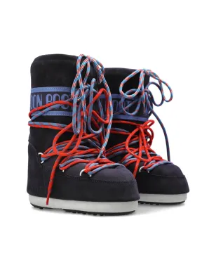 Moon Boot Kids MB Icon スエード レースアップ スノーブーツ - サムネイル1