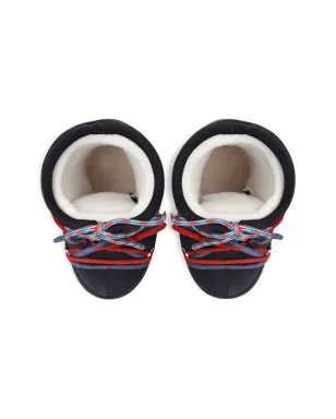 Moon Boot Kids MB Icon スエード レースアップ スノーブーツ - サムネイル4