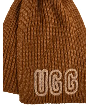UGG リブ編みロゴスカーフ - サムネイル2