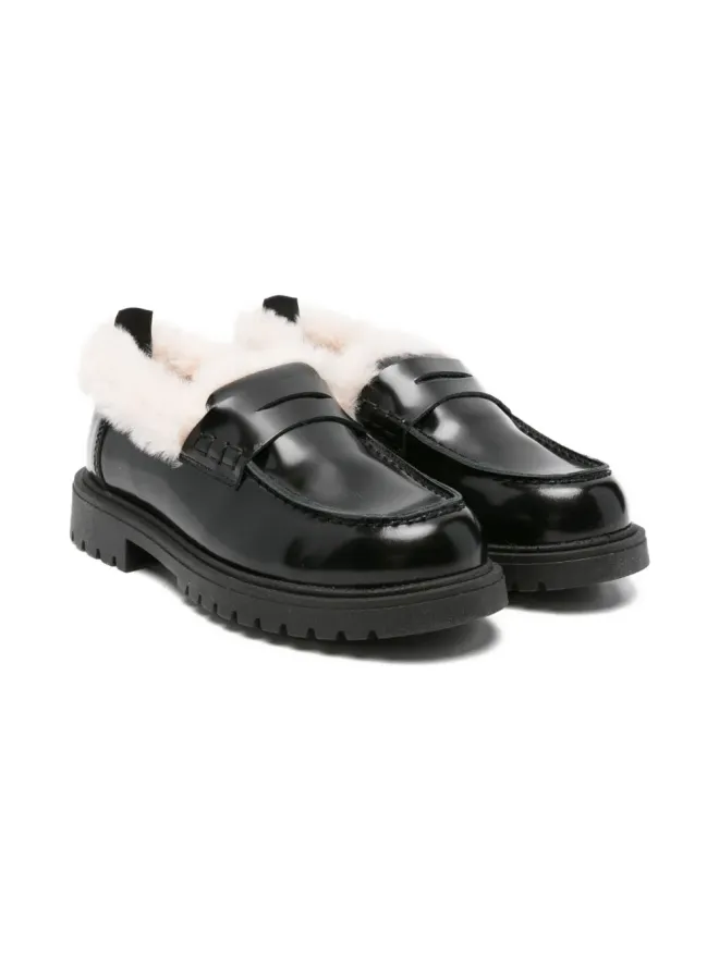 Douuod Kids Douuod Kids ファー付きローファーの商品画像