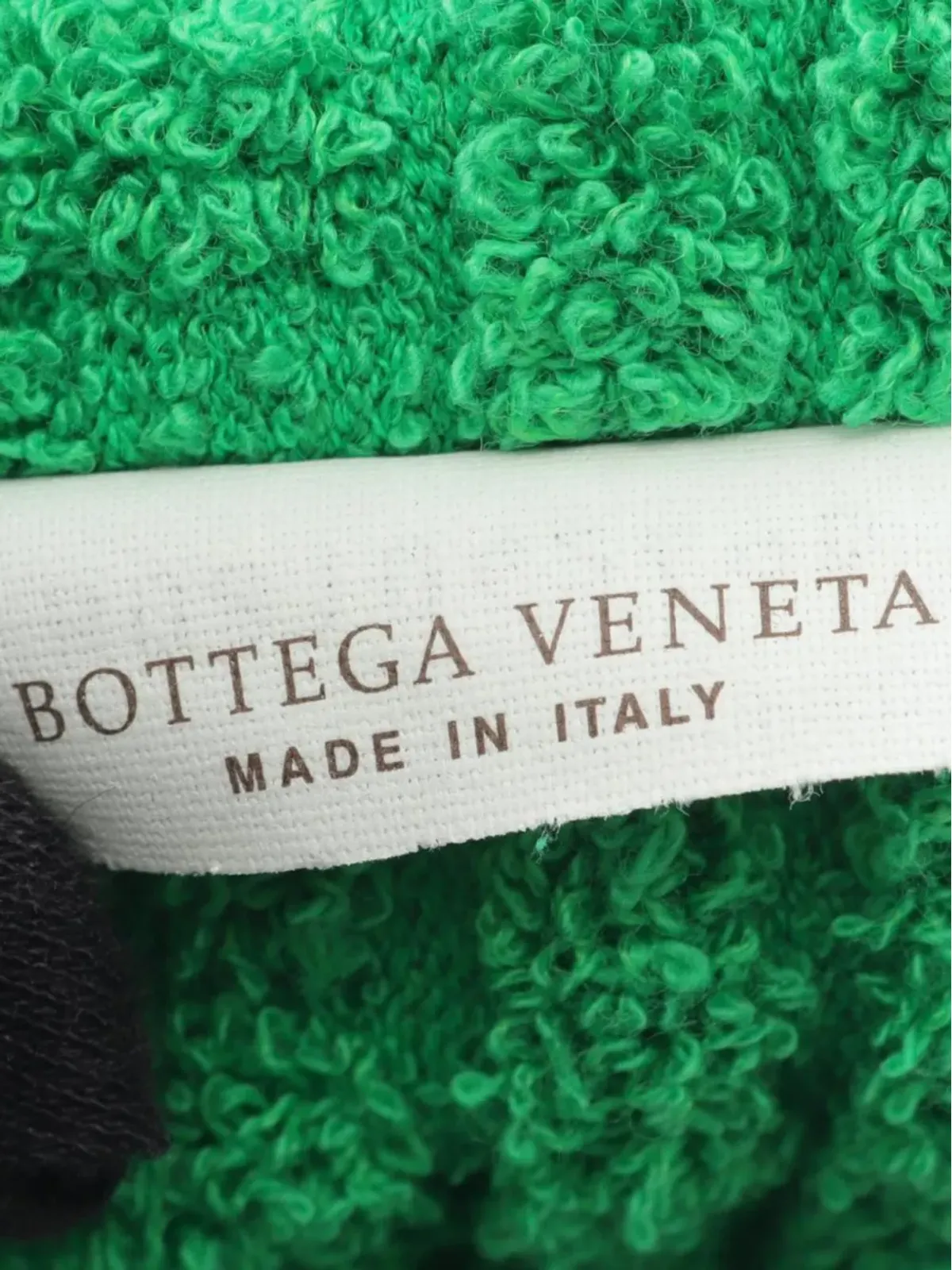 Bottega Veneta ビンテージ テリークロス ショッピング トートバッグ - 画像5