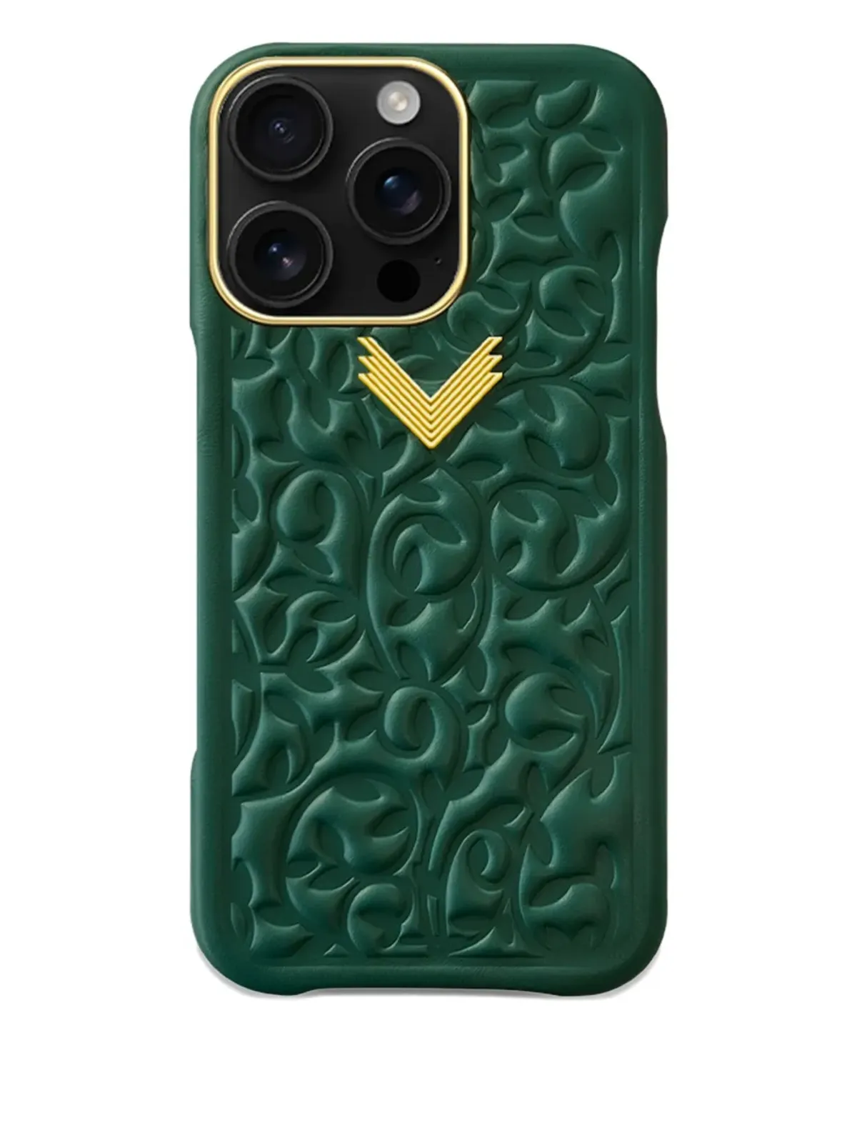 VELANTE 花柄エンボス iPhone 16 Pro ケース - 画像1