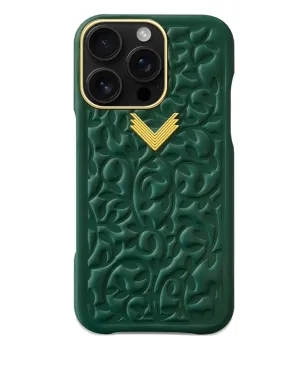 VELANTE 花柄エンボス iPhone 16 Pro ケース - サムネイル1