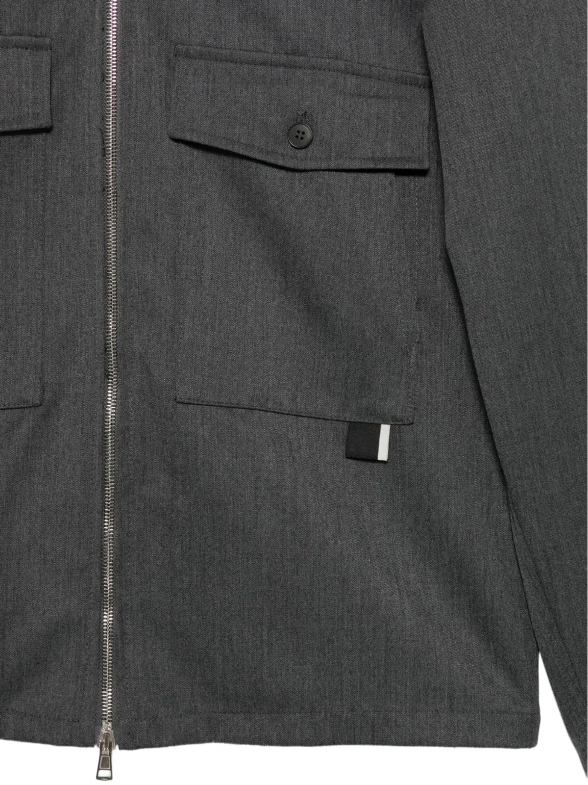 Low Brand ポイントカラー ZIP シャツジャケット - 画像3
