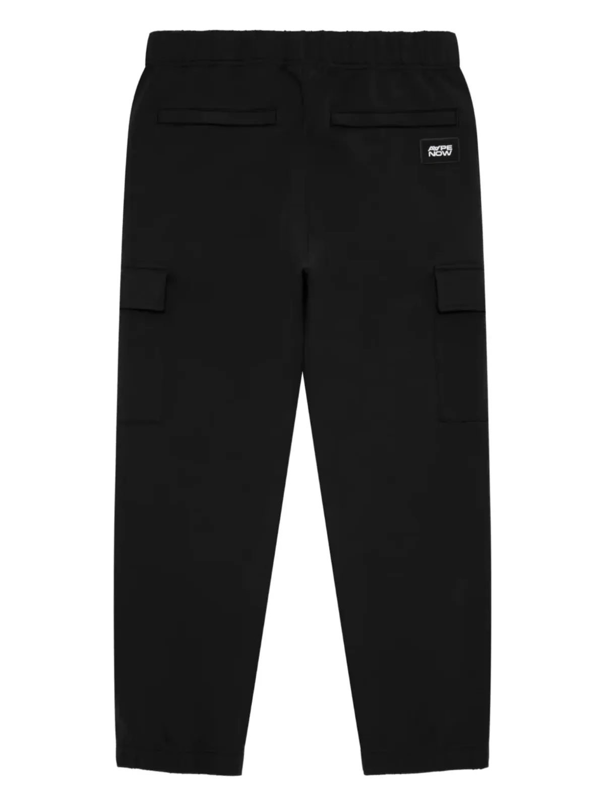 AAPE BY *A BATHING APE® ムーンフェイス カーゴ トラックパンツ ブラック - 画像2