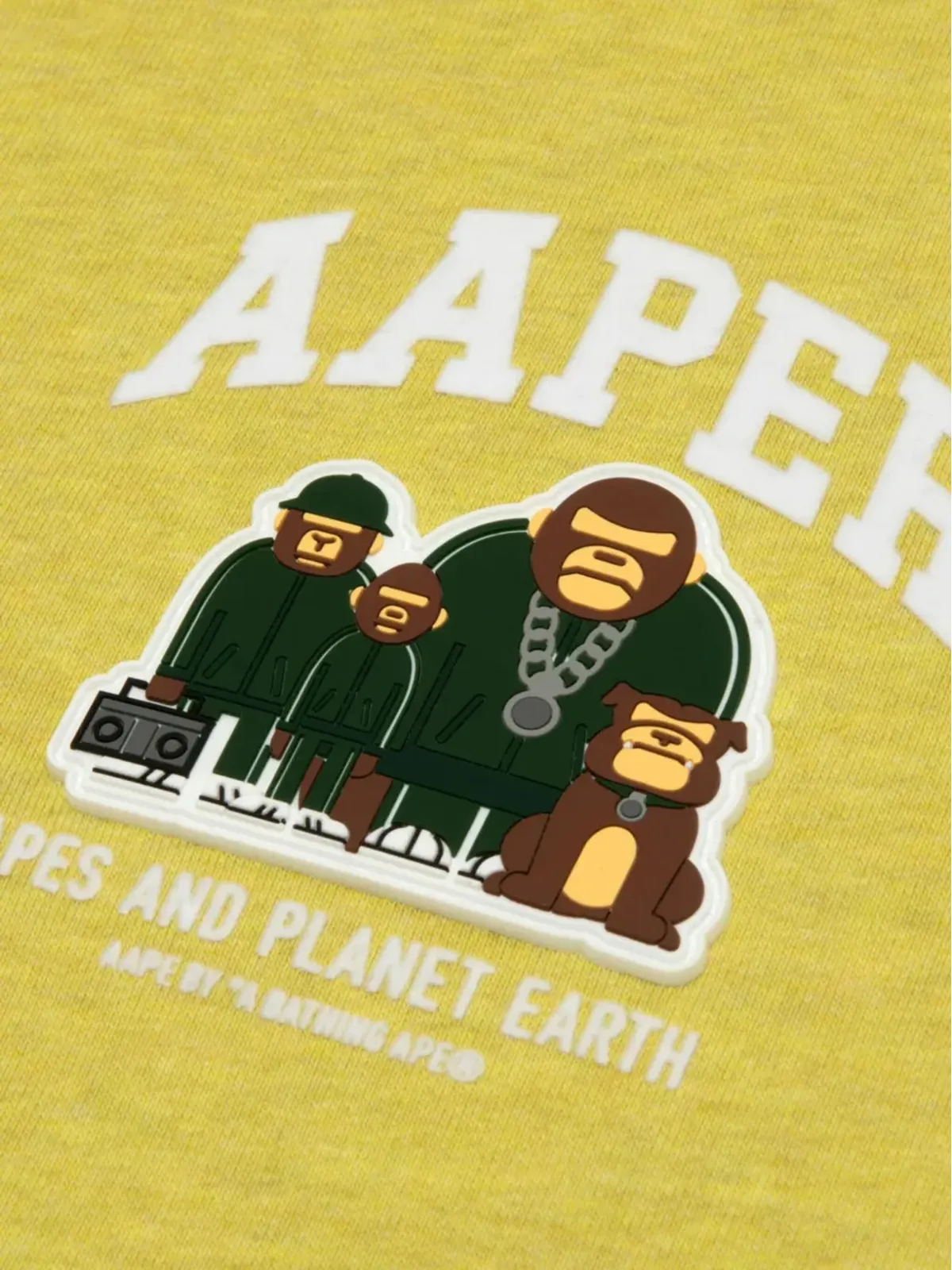 AAPE BY *A BATHING APE® AAPE AAPERフーディー - Yellow - 画像4