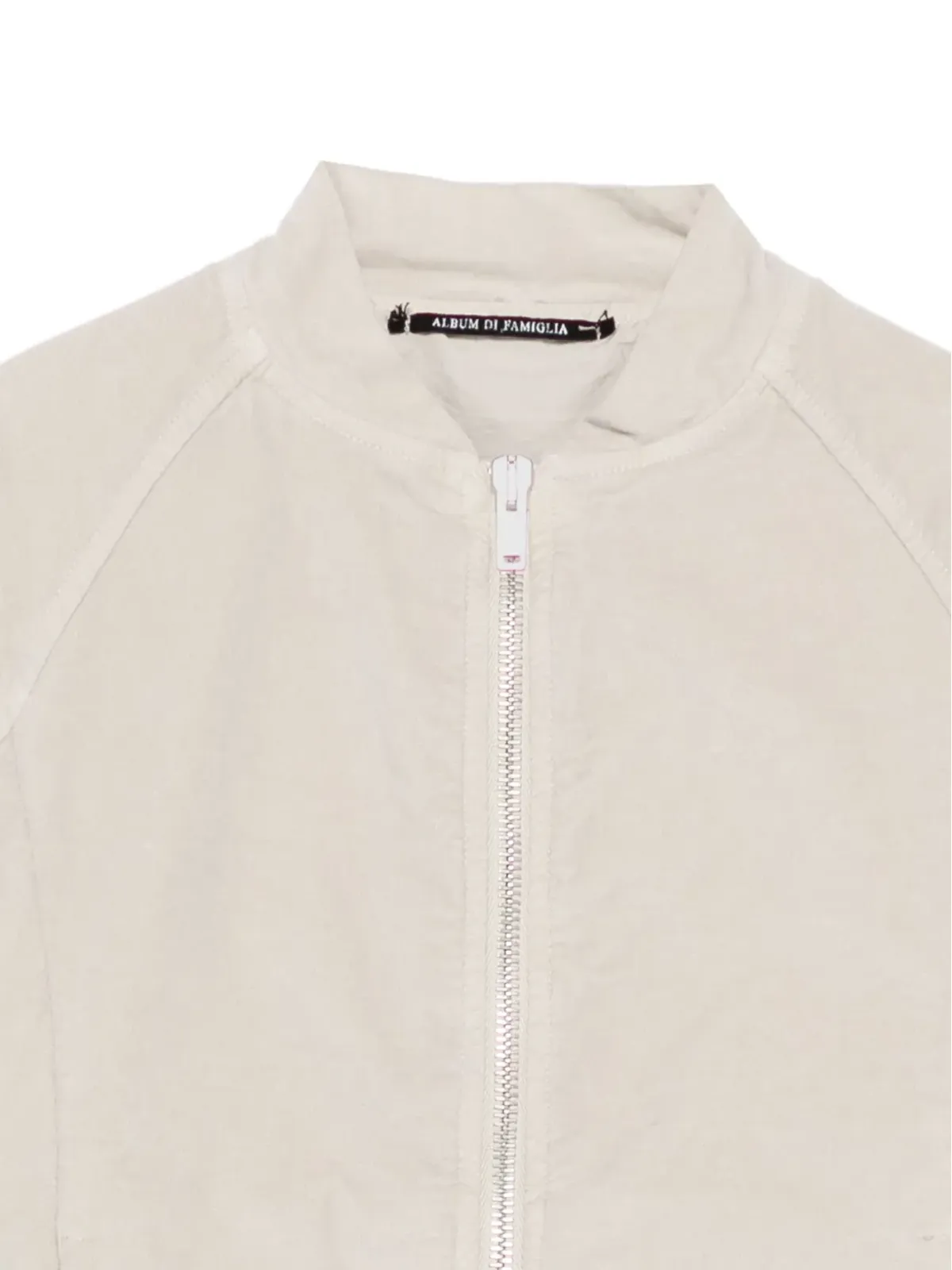 Album Di Famiglia Kids zip-front balloon-sleeve jacket - 画像3