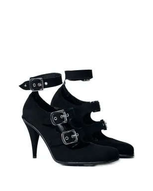 Vivienne Westwood 90mmバックルストラップヒールパンプス - ブラック - サムネイル2