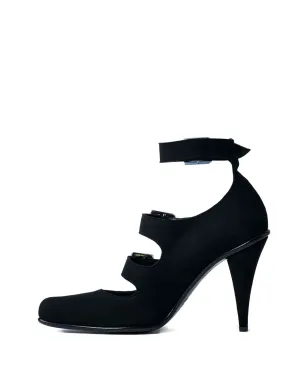 Vivienne Westwood 90mmバックルストラップヒールパンプス - ブラック - サムネイル3