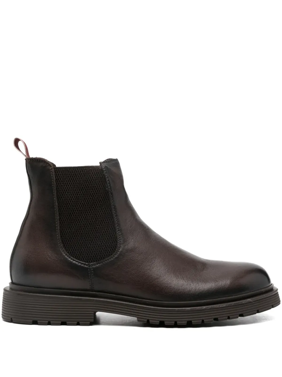 sturlini firenze エラスティックパネル レザー ブーツ - ブラウン - 画像1