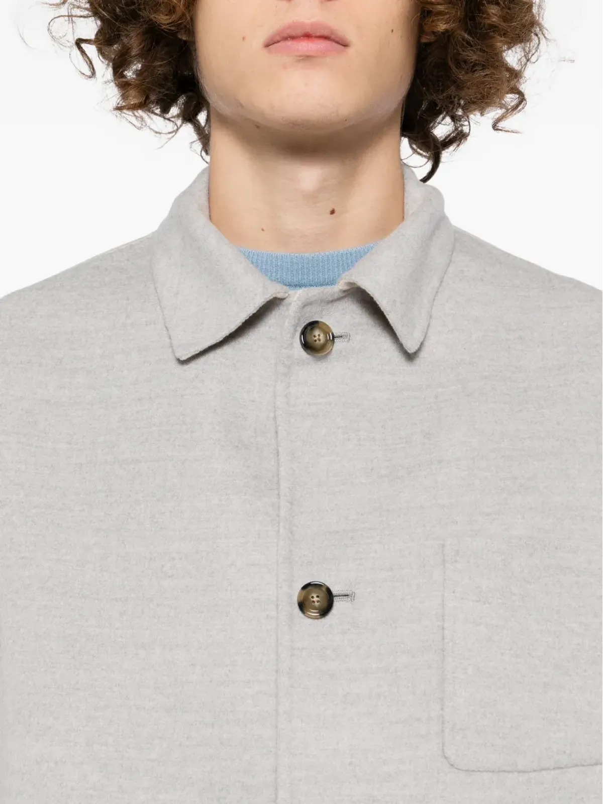 Lardini ウールジャケット - グレー - 画像5