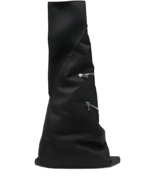 Rick Owens DRKSHDW レザー バイカーブーツ - サムネイル1