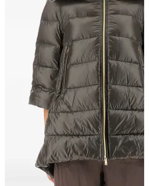 Herno Cleofe zip-up quilted coat - Grey - サムネイル2