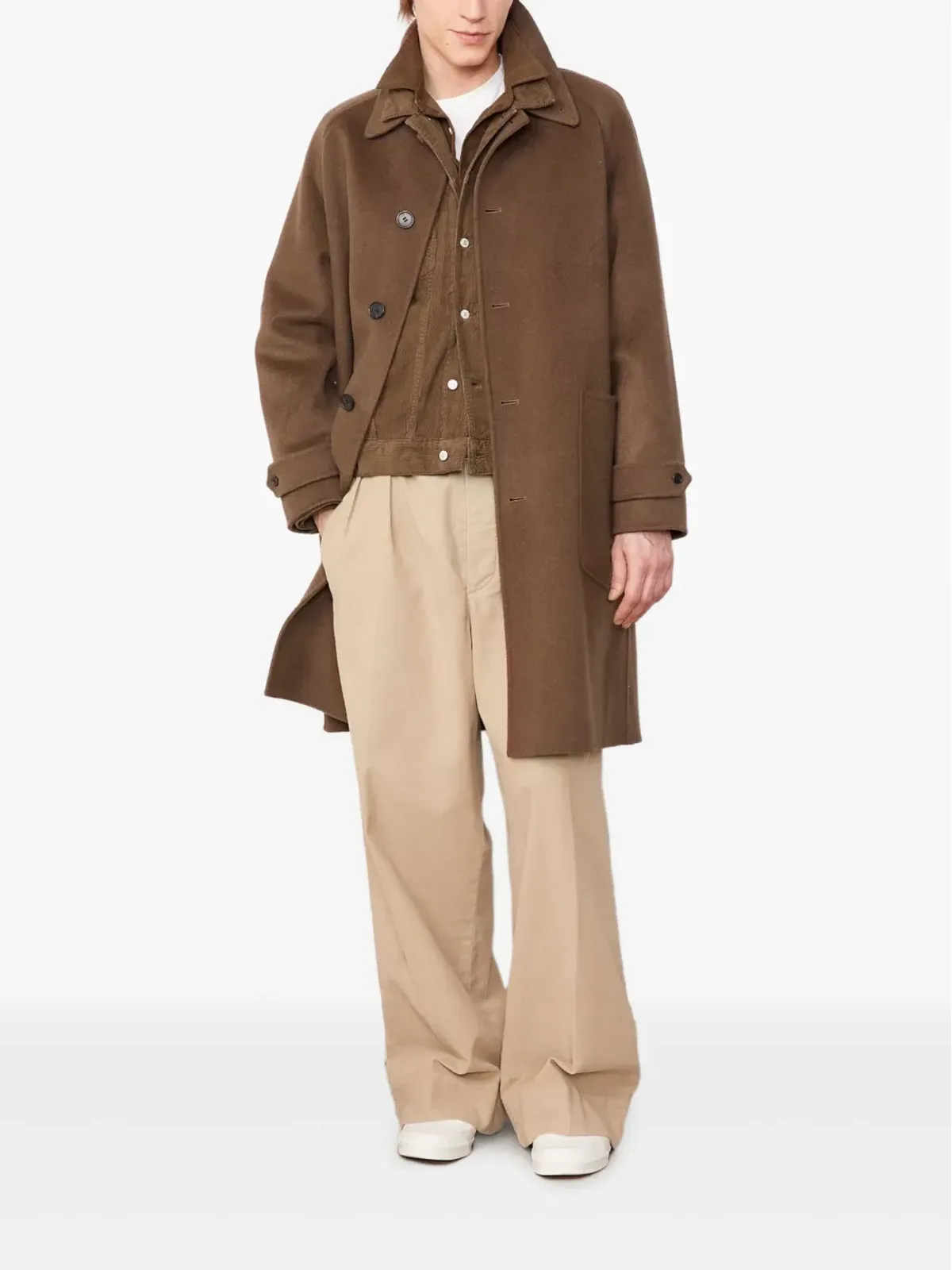 Officine Generale パッチポケット ウールコート - 画像1