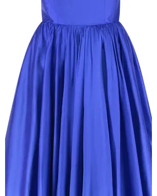 The New Arrivals Ilkyaz Ozel ホルターネック シルク ミディ ガウン - サムネイル2