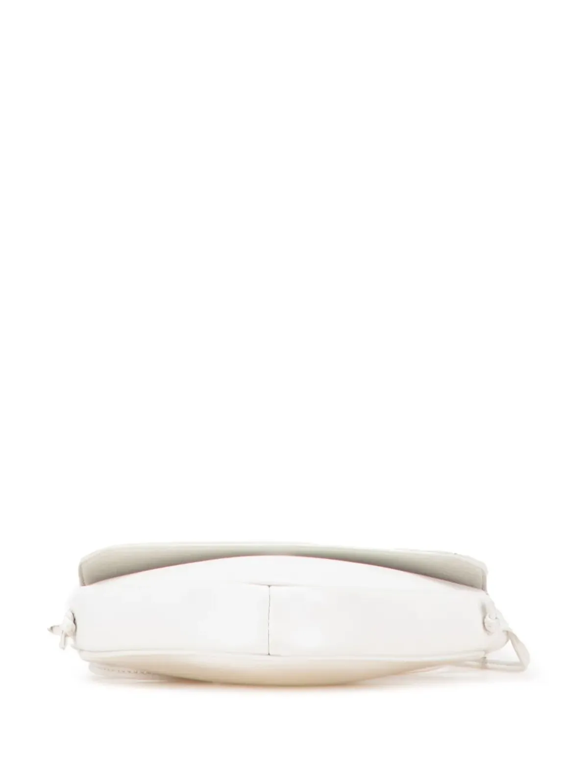 Celine Pre-Owned 2020 スムースカーフスキン ロゴ トライアングル クロスボディバッグ - ホワイト - 画像4