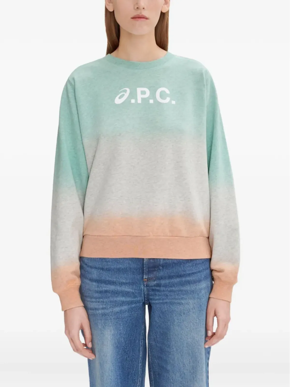 A.P.C. Stone Dip Dye スウェットシャツ - 画像3
