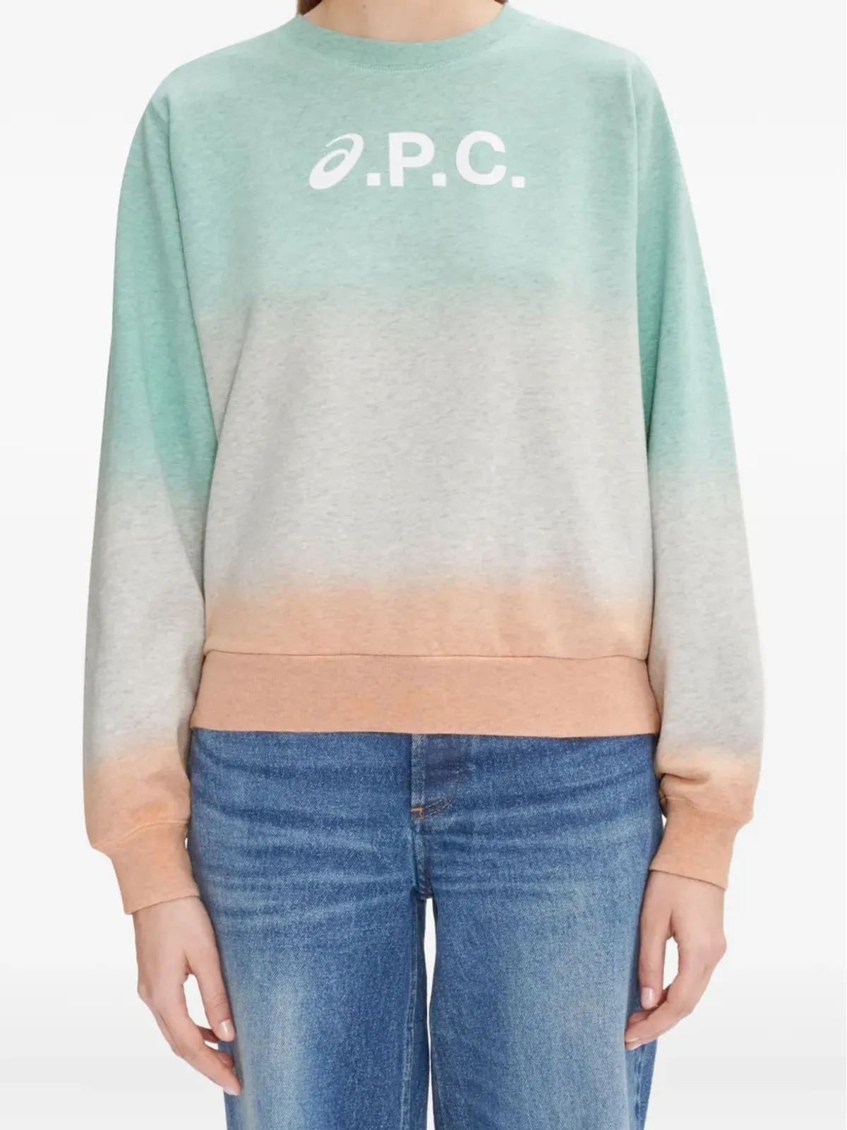 A.P.C. Stone Dip Dye スウェットシャツ - 画像4