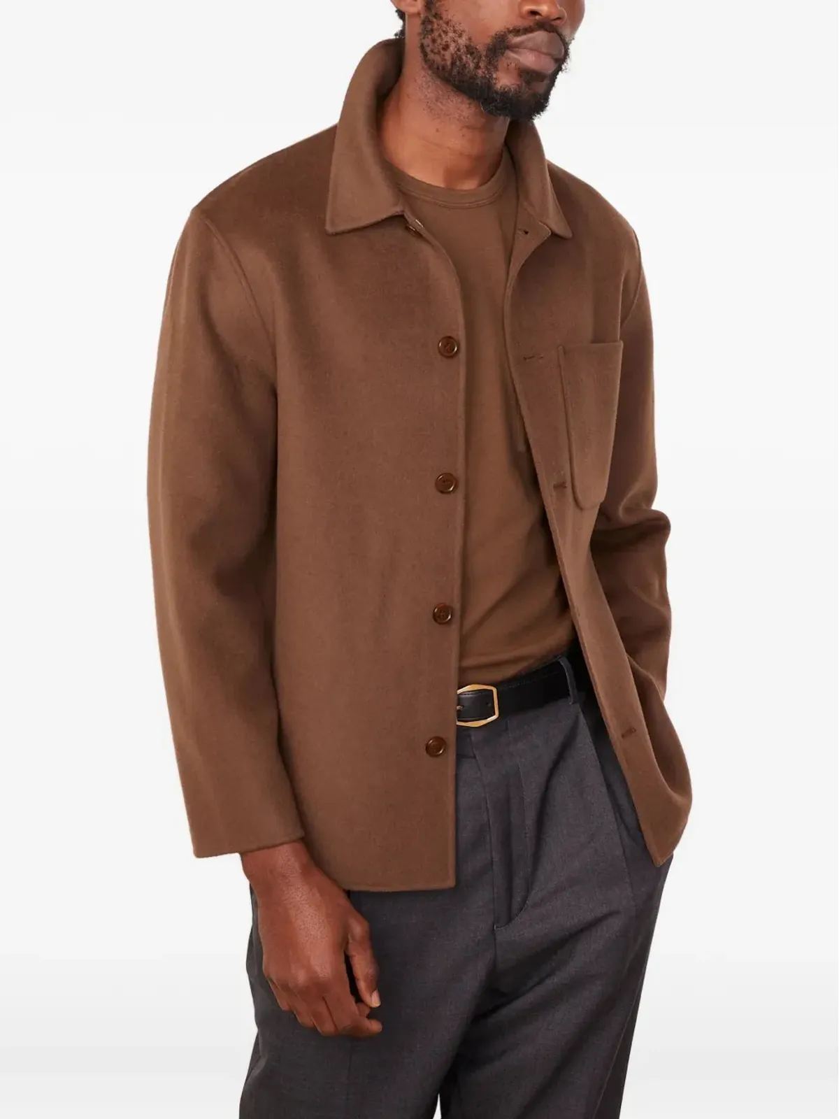 Officine Generale パッチポケット ウール ジャケット - 画像1