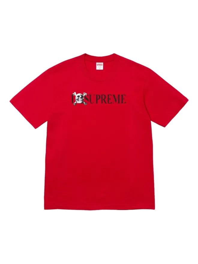Supreme Supreme スカルTシャツ レッドの商品画像